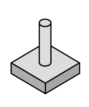 Klein kolom ontwerp